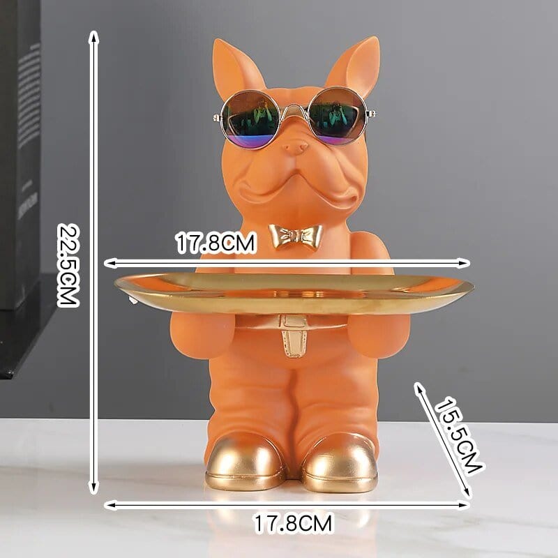 Statue De Bulldog Français En Résine - Élégance Canine - One PETS - TOP