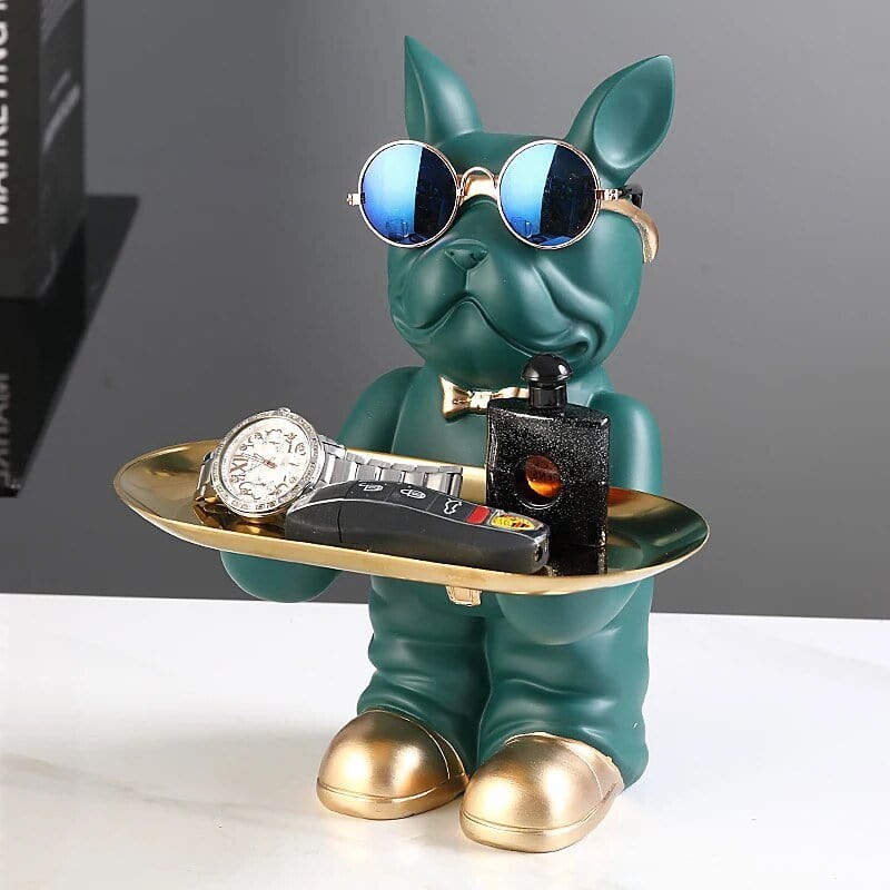 Statue De Bulldog Français En Résine - Élégance Canine - One PETS - TOP