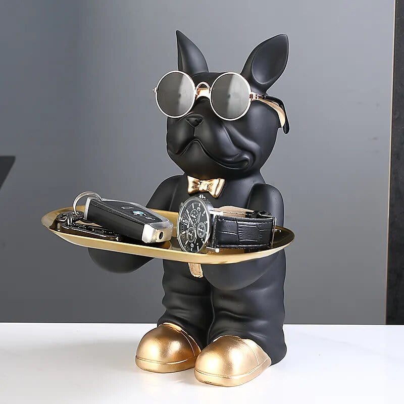 Statue De Bulldog Français En Résine - Élégance Canine - One PETS - TOP