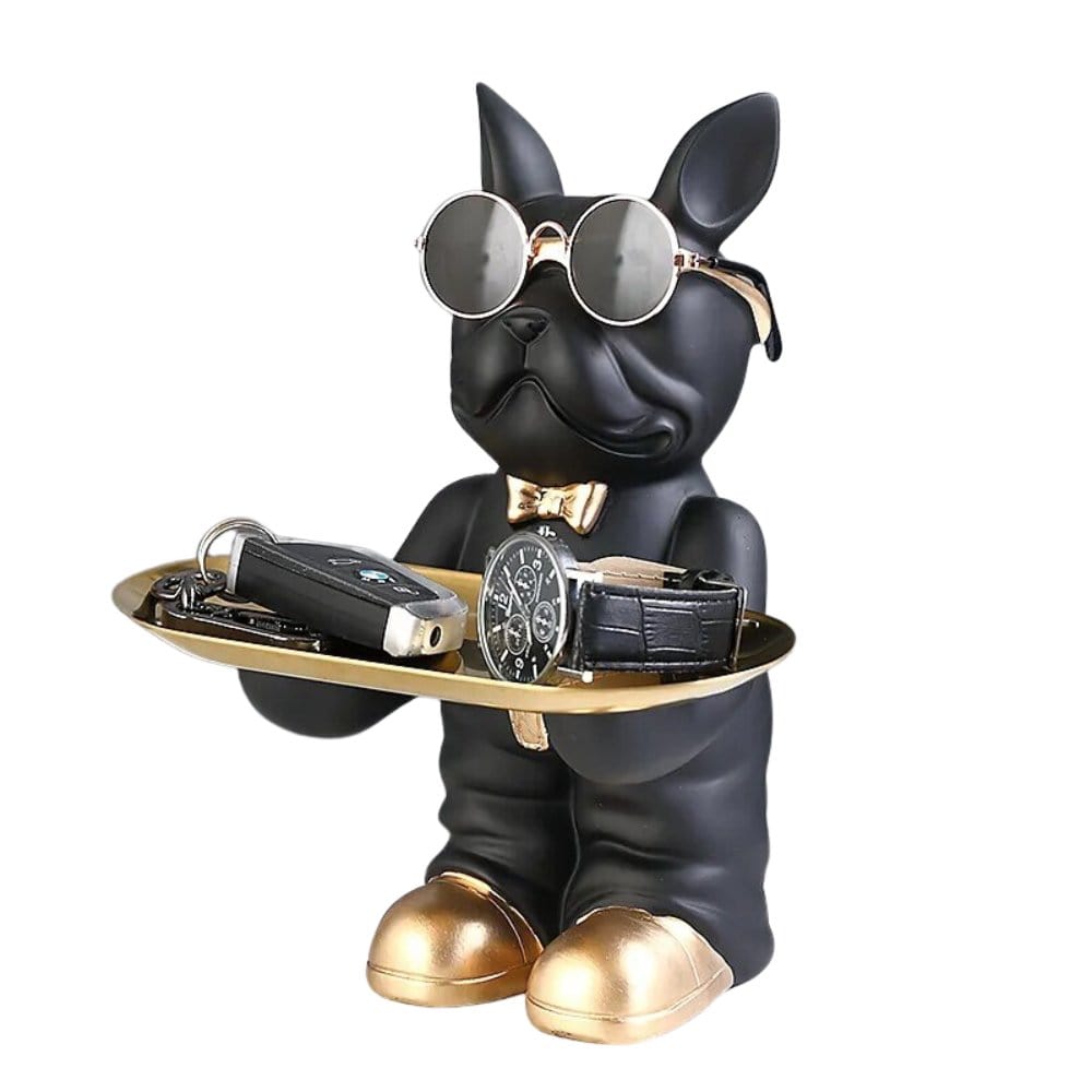 Statue De Bulldog Français En Résine - Élégance Canine - One PETS - TOP